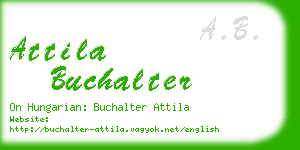 attila buchalter business card